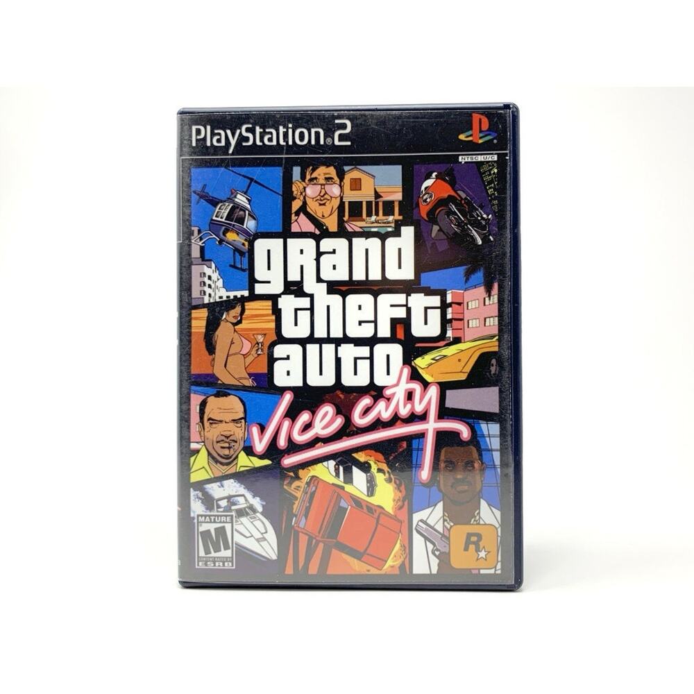 Grand Theft Auto: Vice City GTA PlayStation 2 Complete With Manual Tested